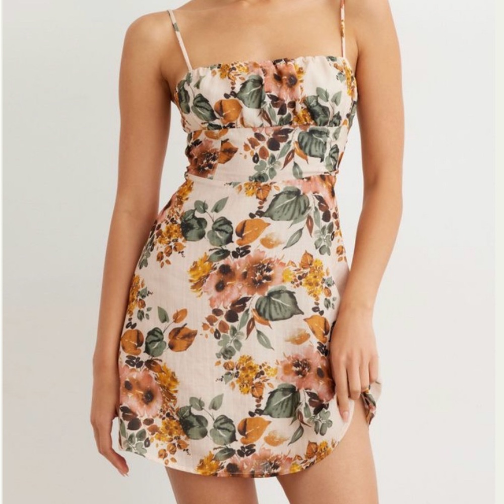 BNWT Dynamite Fit & Flare Floral Mini Dress - Size S